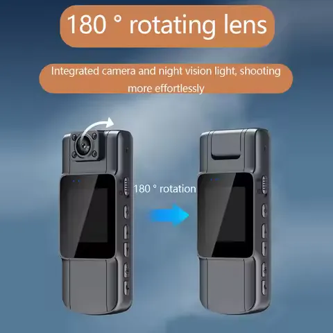 1080P yüksek çözünürlüklü mini kamera, taşınabilir dijital video kaydedici, BodyCam, kızılötesi gece görüşü, çok amaçlı küçük bisiklet