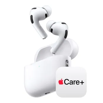 Apple AirPods Pro 3, Wireless Earbuds, Active Noise Cancellation, Hearing Aid Feature, Heart Rate Sensing, Includes 2 Years of AppleCare+