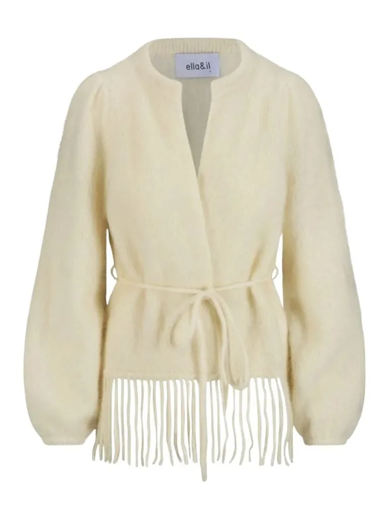 Fidele Chunky Cardigan - Hvit