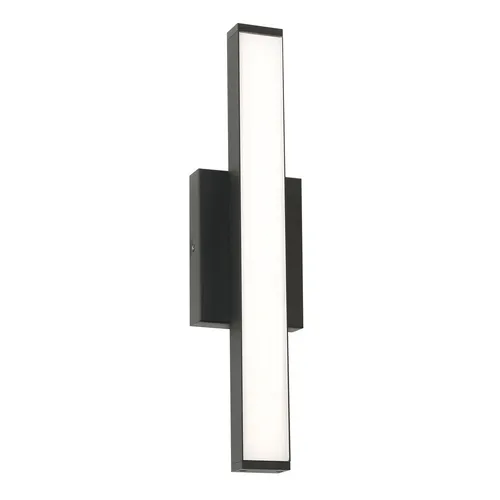 AFX Gale LED Textured Black Outdoor Wall Light