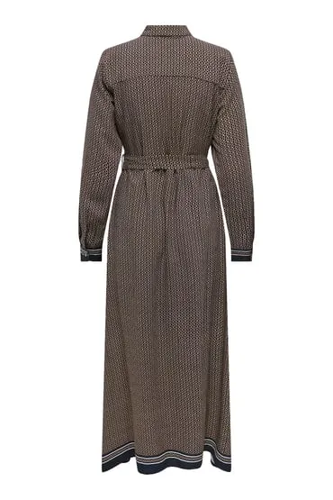 Vestido largo camisero