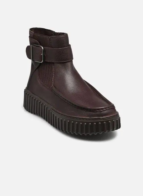 Enkellaarzen en boots Torhill Buckle dames bruin