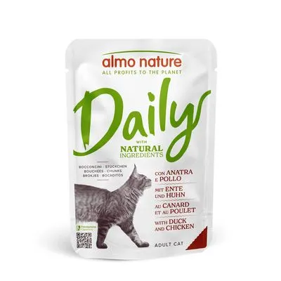 Lot Almo Nature Daily 12 x 70 g pour chat