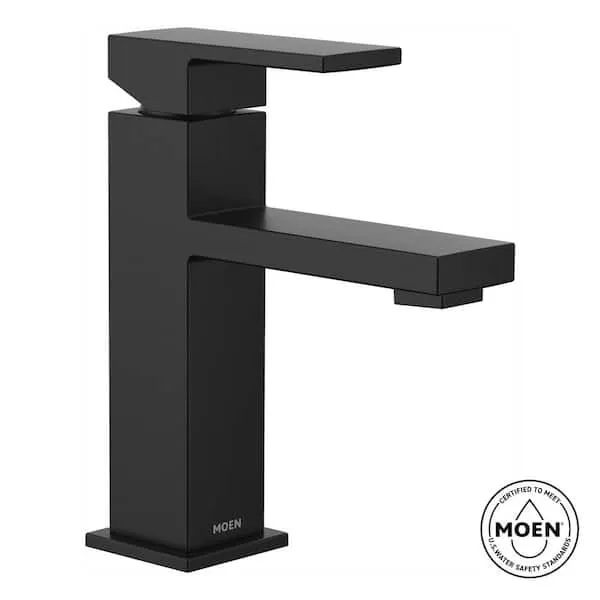 Revyl Single Hole Single Handle Bathroom Faucet in Matte Black