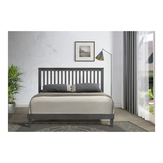 Mission Modern Queen Wooden Platform Bed