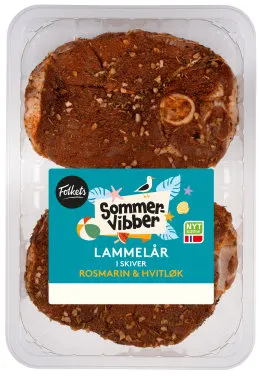 Lammelår skivet