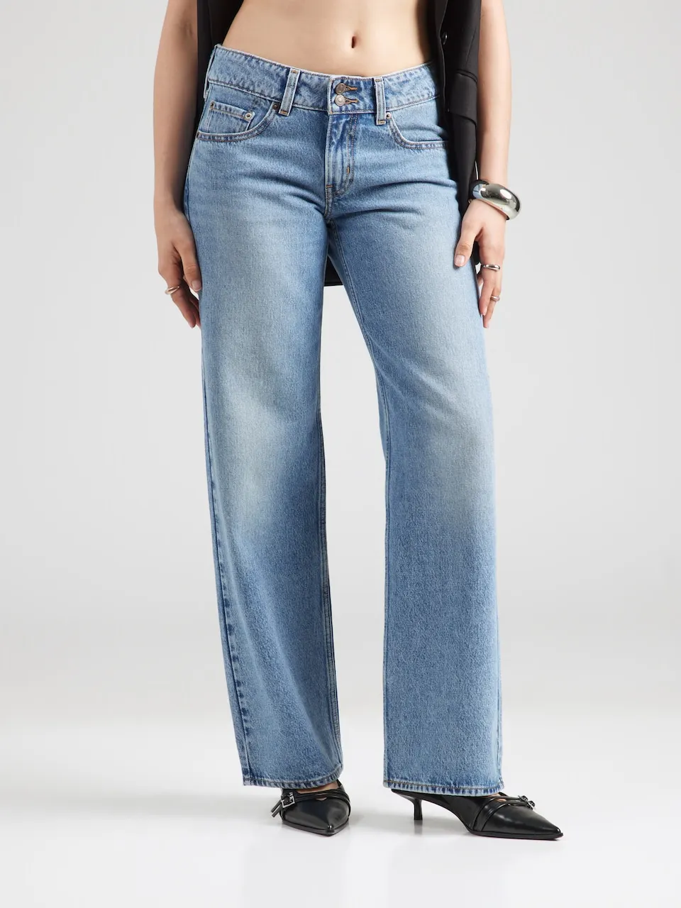 Wide leg Jeans 'SUPERLOW LOOSE'