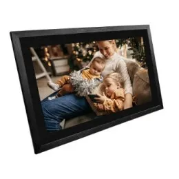 Kogan 21.5" Wi-Fi Digital Photo Frame with Frameo App with Frameo App (16B, Blackened Oak)