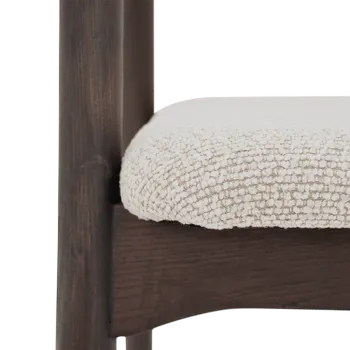 Armstoel COLETTA Muted Taupe/Ash Wood Havana