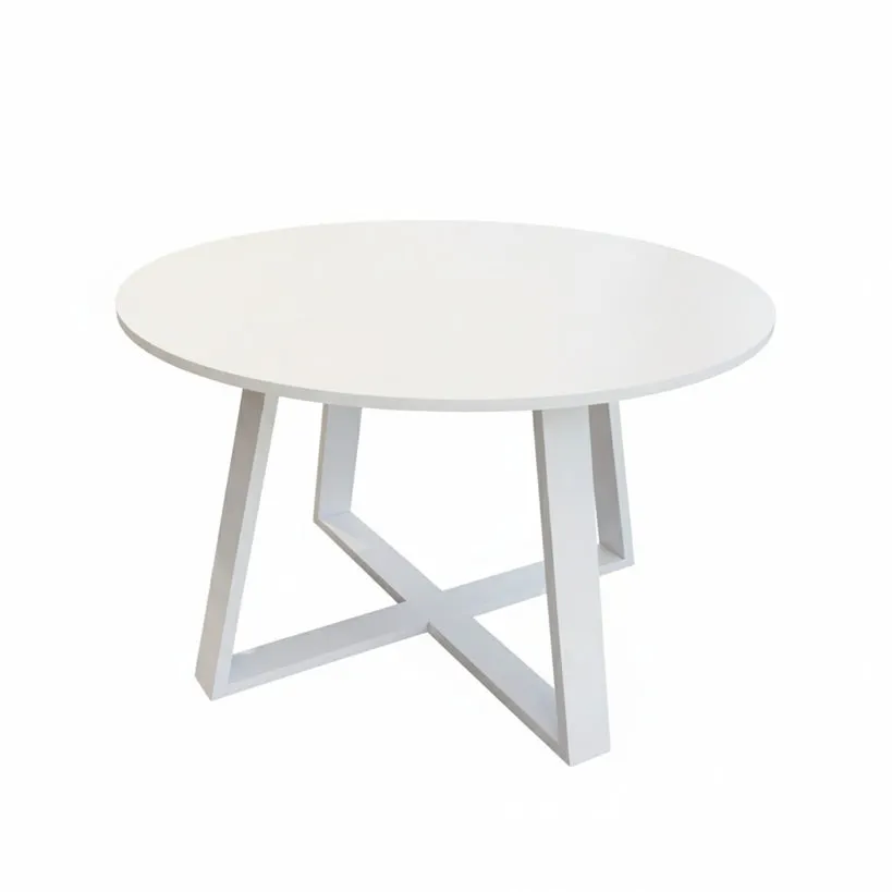 Mesa Mosconi Geo redonda 120cm blanco