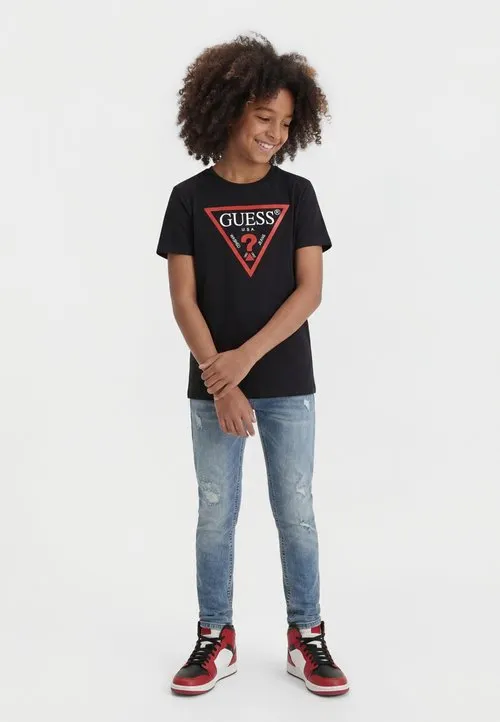 JUNIOR CORE - T-shirts med print - jet black