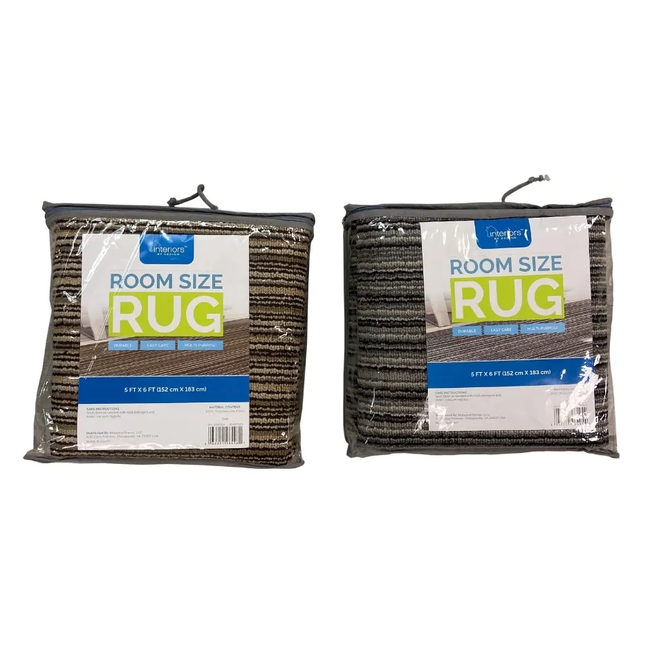 Interiors by Design Assorted Room-Size Rugs, 5x6 ft.