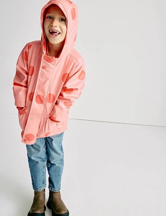 3 in 1 Polka Dot Fisherman Coat (2-8 Yrs)