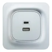 Chargeur Double Usb-A+C Complet "Mauka"