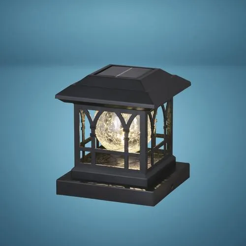 Patriot Lighting® Solar Integrated LED Stonehouse Post Cap Light