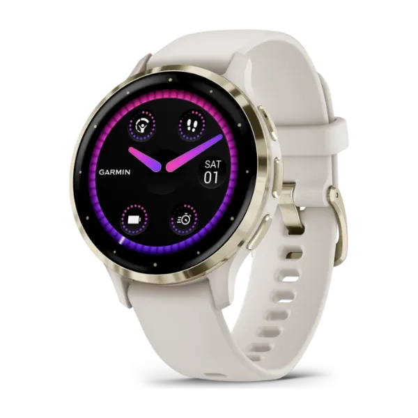 Garmin Venu 3S smartklokke Ivory/soft gold