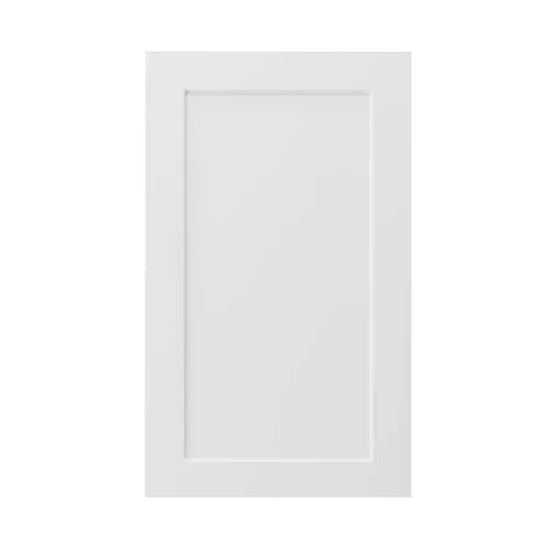 18 in. W x 30 H MDF Shaker Door for Kitchen Cabinet, White