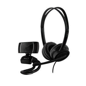 Trust - Combo 2 en 1 Home Office doba | Negro
