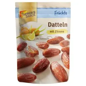 Datteln mit Zitrone