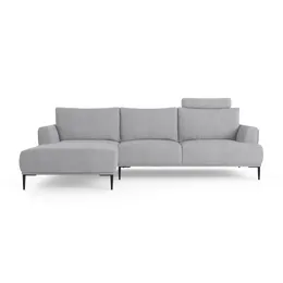 Brosa Como Motion Modular Sofa with Chaise (Gainsboro Grey, Left Chaise)