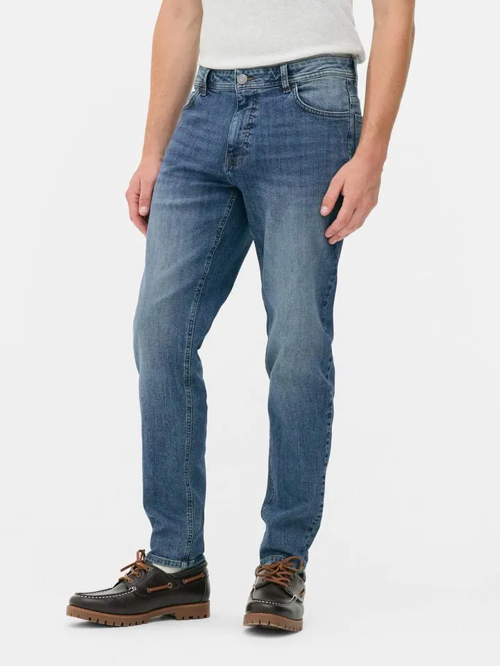 Jean slim taille mi-haute