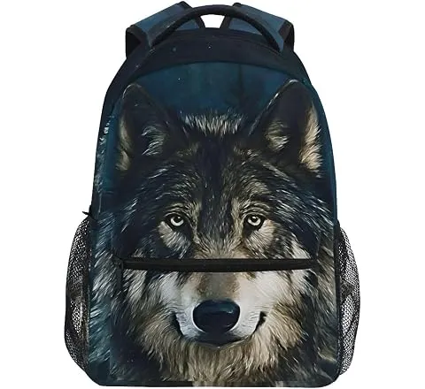 ALAZA Horse Backpack for Girls Elementary Boys School Bookbags Shoulder Bag Travel Laptop Daypack