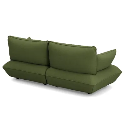 2-zitsbank Sumo boucle recycled leaf green