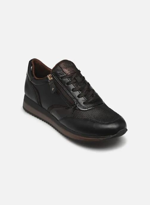 Lage sneakers 23774-43 dames zwart