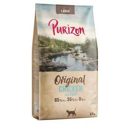 Purizon Large Adult poulet, poisson - sans céréales