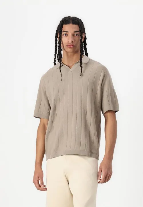 JORVARENNA SPLIT NECK - Poloskjorter - silver sage