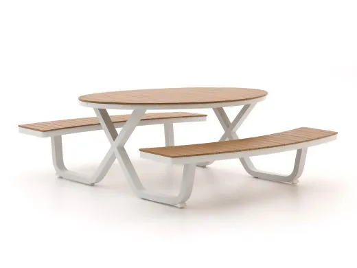 Bellagio Fidenza picknicktafel 216x200x75cm