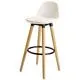 Tabouret de bar LAKA blanc