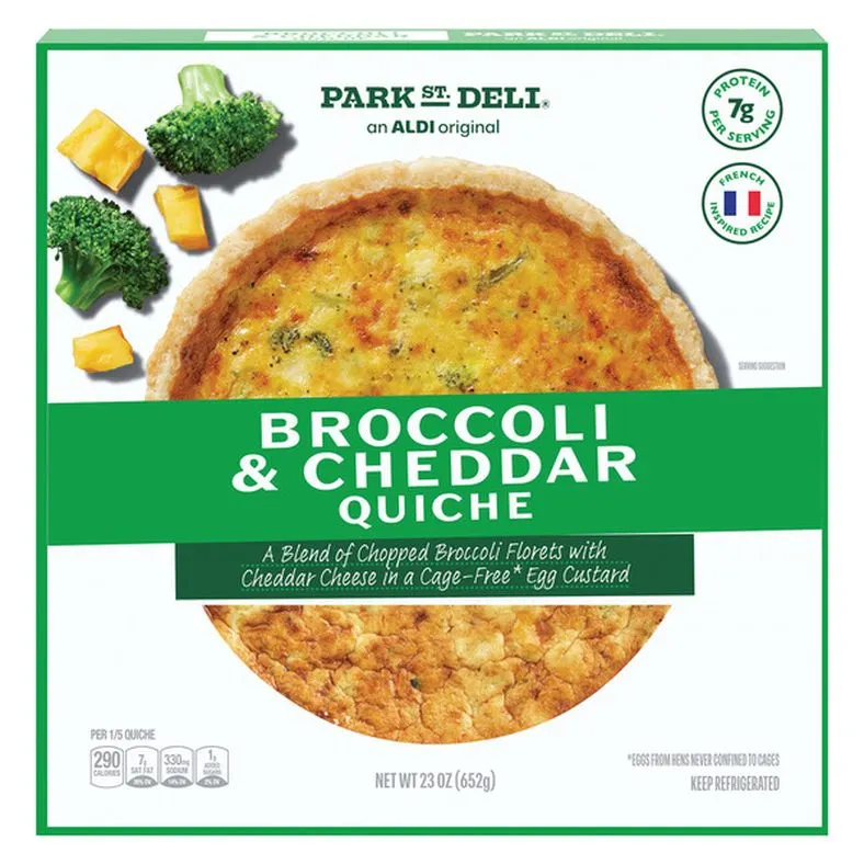 Park Street Deli Cheddar & Broccoli Quiche