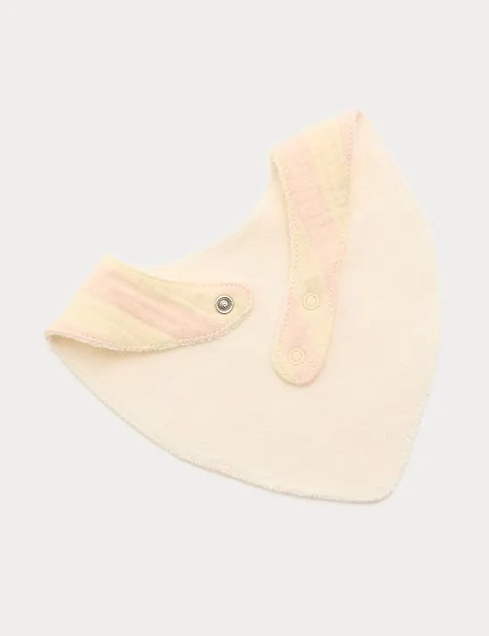 3er-Pack Geschenkeset Lätzchen aus reiner Baumwolle für Mädchen