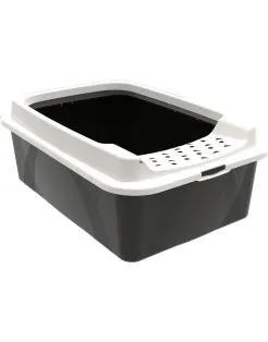 Rotho Mypet Kattenbak Eco Bonnie - Kattentoilet - 57x39x21 cm Zwart Zand