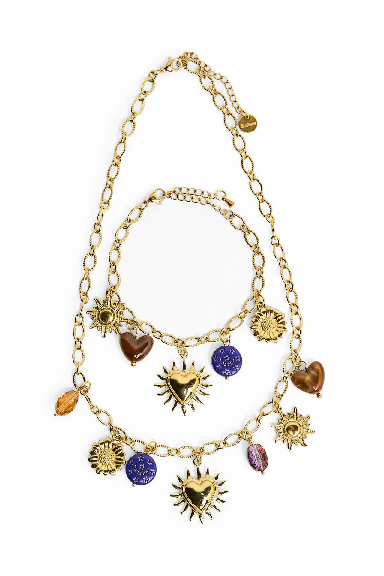 Goudkleurige bedelketting