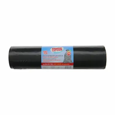 Sacchi Extraforti Anti-Goccia con Laccio 80X120 cm 15pz