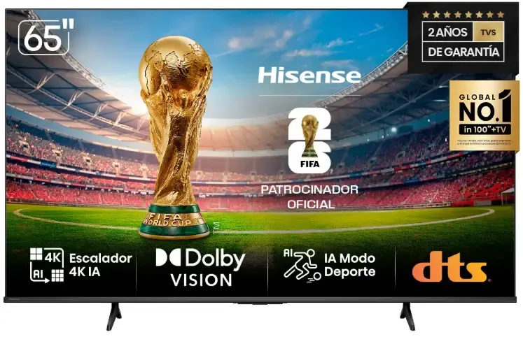 Smart TV Hisense 9165A6N 65" LED 4K