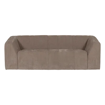 Omaire 2-zits bank chenille taupe [fsc]