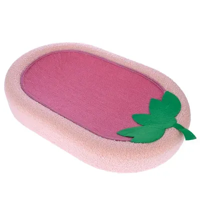 Coussin TIAKI fraise pour chat L 60 x B 40 x H 10 cm