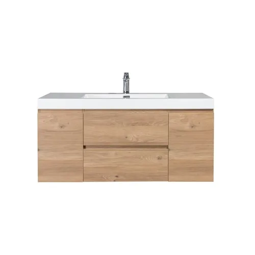 Madison 48-inch W x 21-inch D 2-Door & 2-Drawer Bathroom Vanity with Single Sink and Acrylic Countertop