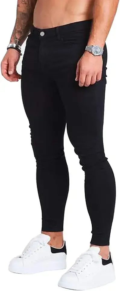 Men's Ripped Skinny Jeans Stretch Slim Fit Jeans Pants for Men