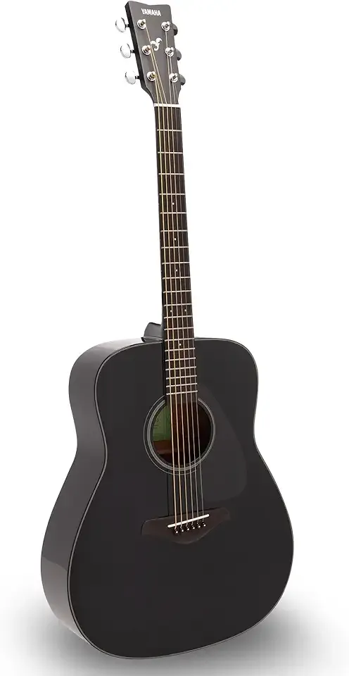 Yamaha FG800J Solid Spruce Top, Traditional Western Gloss Finish Body, 6-String Right-Handed Acoustic Guitar with Rosewood Fingerboard and Bridge (Black), Dreadnought