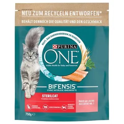 Croquettes PURINA ONE 2 x 450, 650 ou 750 g : 50 % de remise sur le 2ème sac !