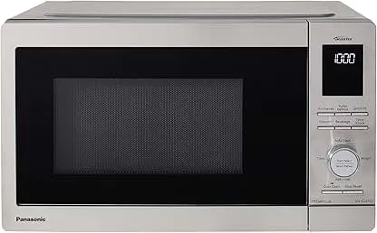 Panasonic Countertop Microwave Ovens, 0.9 Cu. Ft. 1000W, 15 Auto Cooking Presets, Inverter Technology for Even Cooking, with Genius Sensor Technology and Turbo Defrost- NN-SD47QSDAYH Panasonic Countertop Microwave Ovens, 0.9 Cu. Ft.…