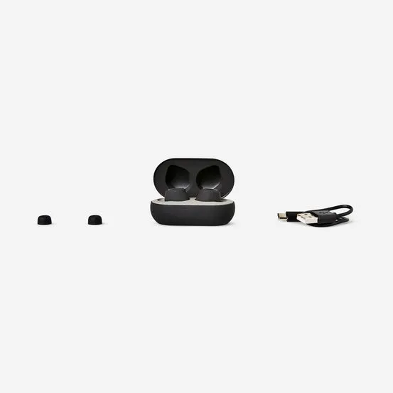 Svart trådløse in-ear hodetelefoner