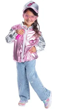 DEGUISEMENT ET ACCESSOIRES POP STAR - TAILLE 5-8 ANS