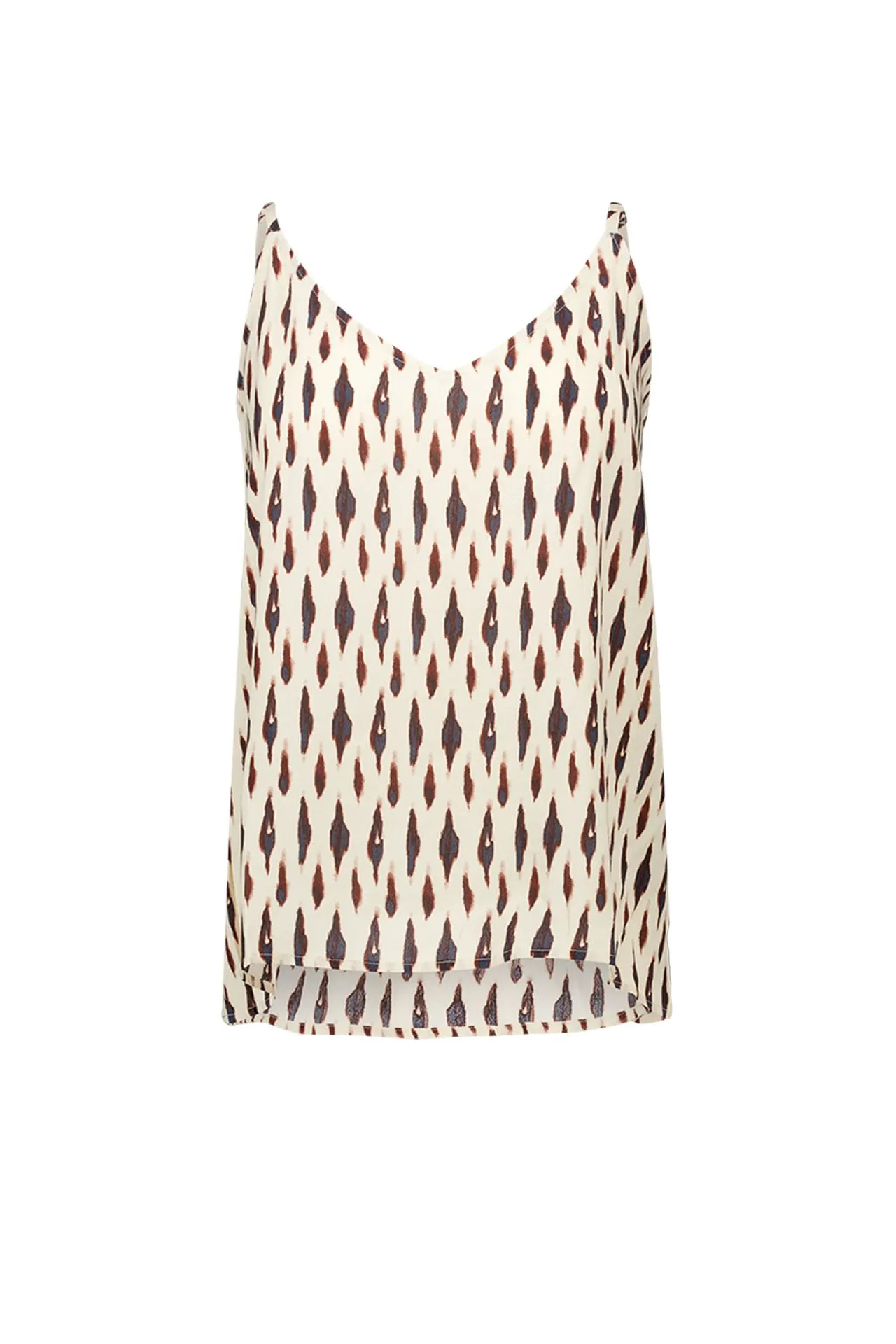 Top met grafische print