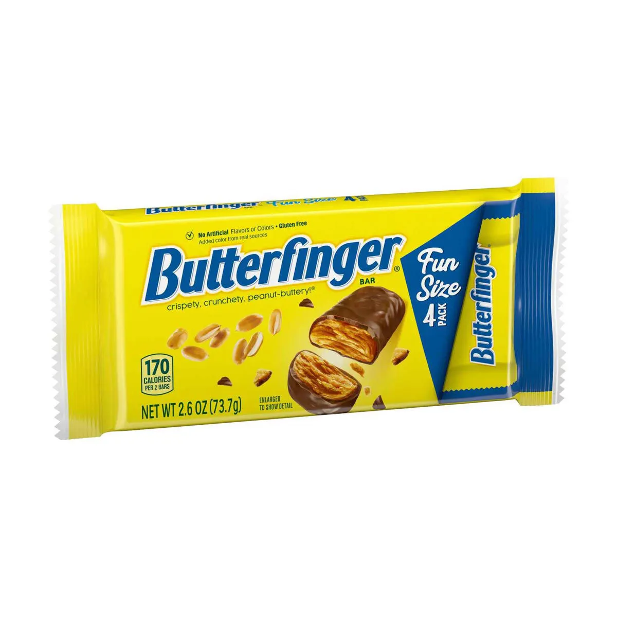 Butterfinger Fun Size Peanut Butter Chocolate Multi-Pack, 2.6 oz