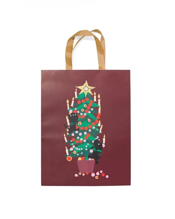 Takkie en Siepie cadeautas 17x45x35cm kerst